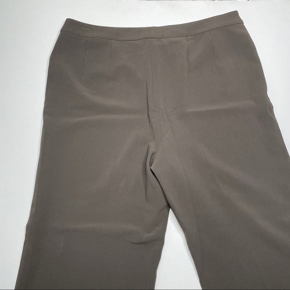 St. John Light Brown / Grey Wide Leg Pants Size 12 - Picture 9 of 10